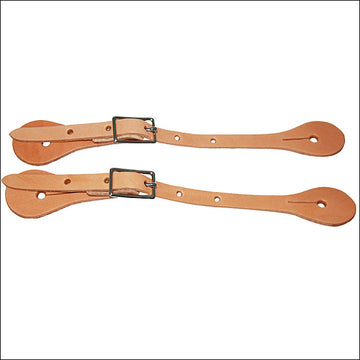 Hilason Russet Latigo Leather Kid Spur Straps Western Tack
